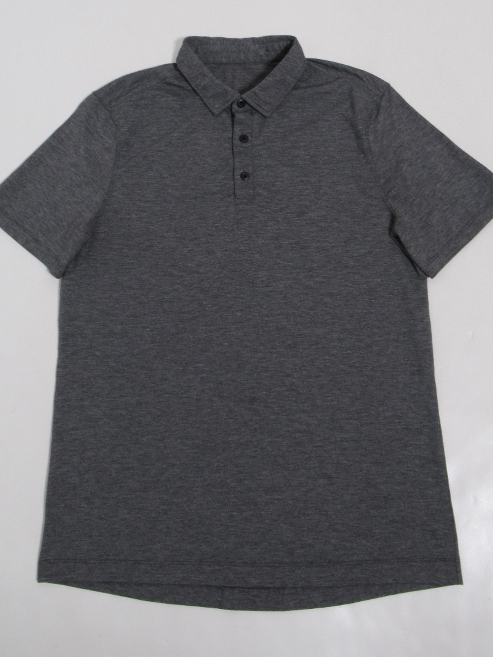 Lululemon Men's Evolution Polo Heathered Black Size S